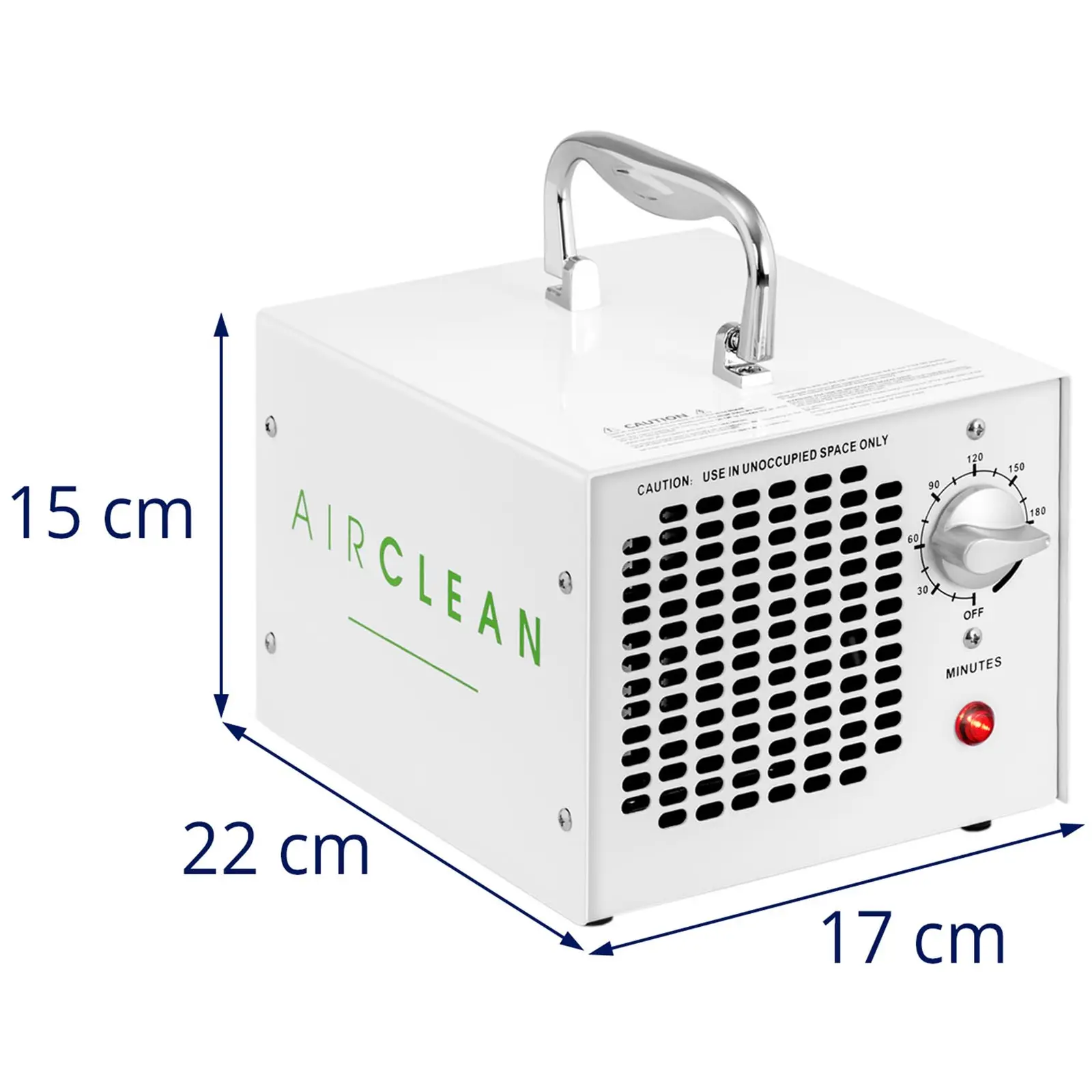 Générateur d'ozone - 4 000 mg/h - 65 W - Minuterie 180 min