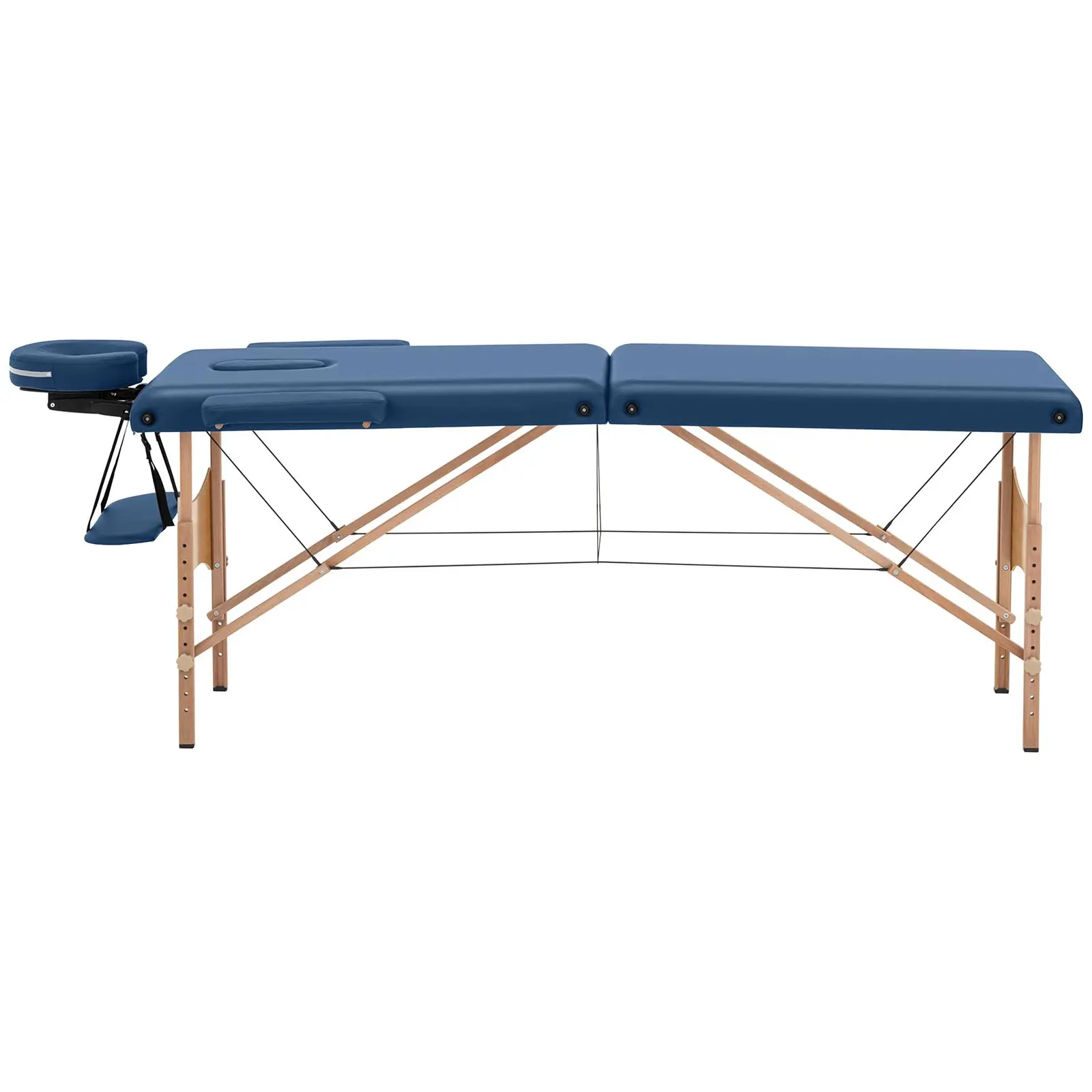table de massage pliante - 185 x 60 x 63-86 cm - 227 kg - Bleu