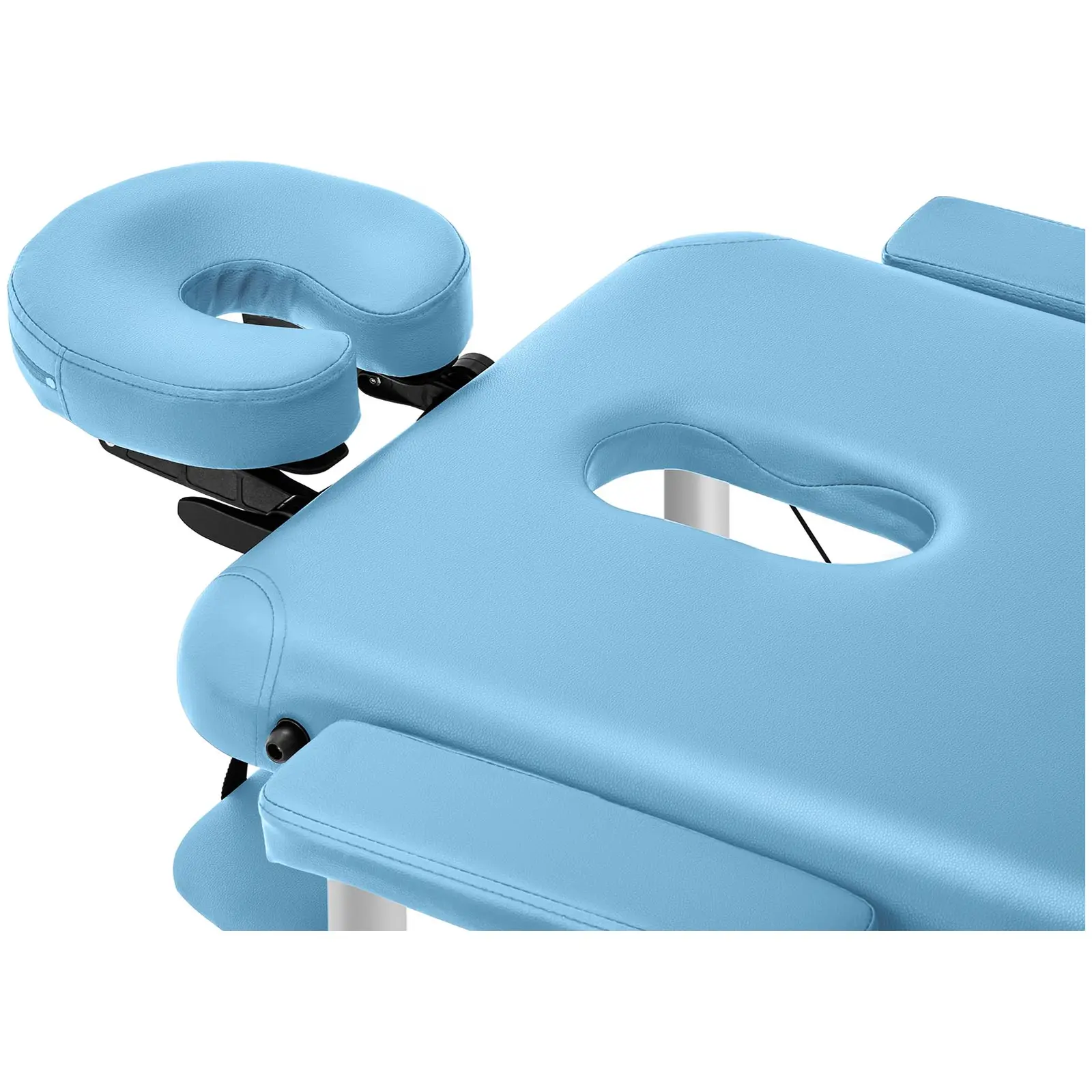 Table de massage pliante - 185 x 60 x 60-81 cm - 180 kg - Turquoise