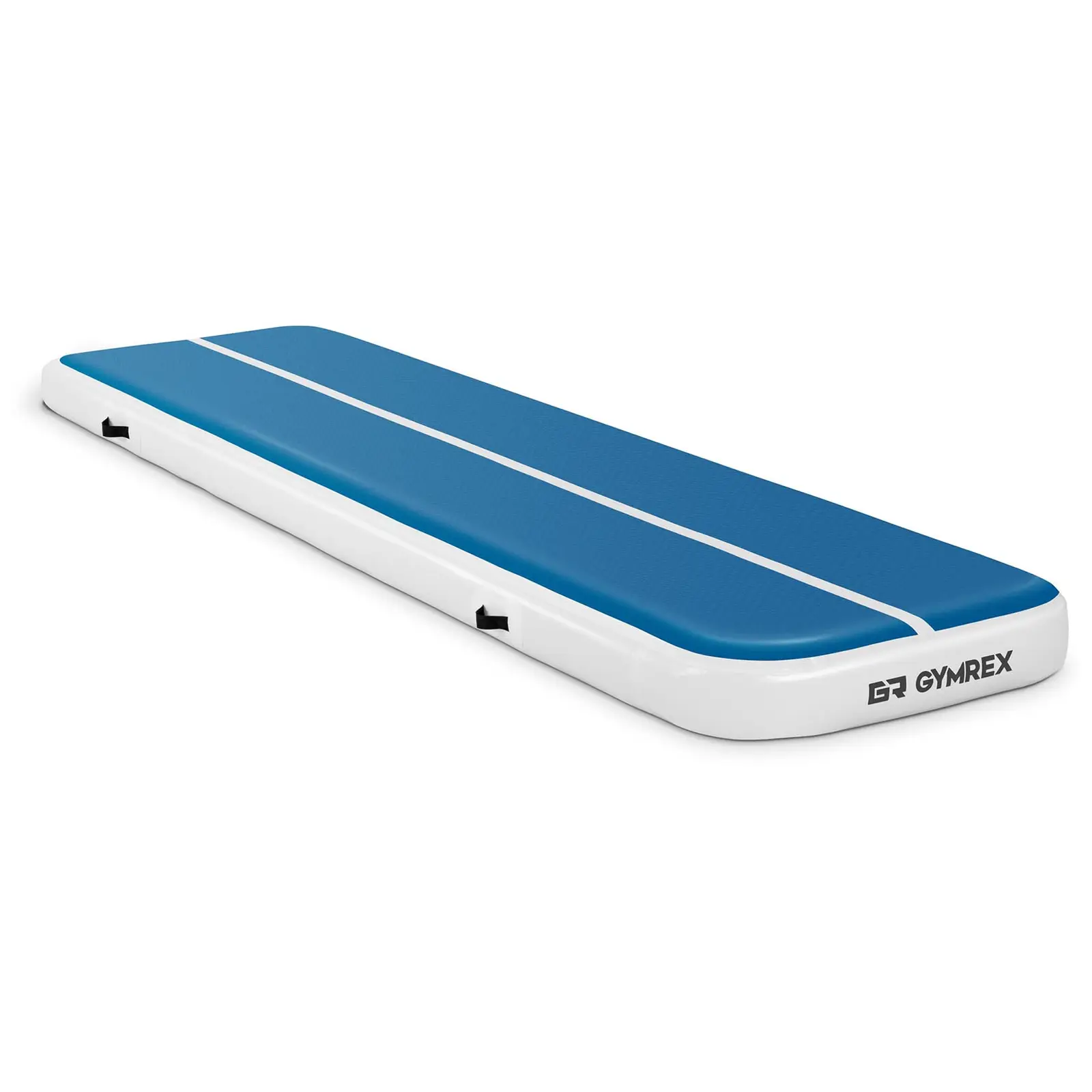 Air tumbling mat - 400 x 100 x 20 cm - 200 kg - Bleu/blanc
