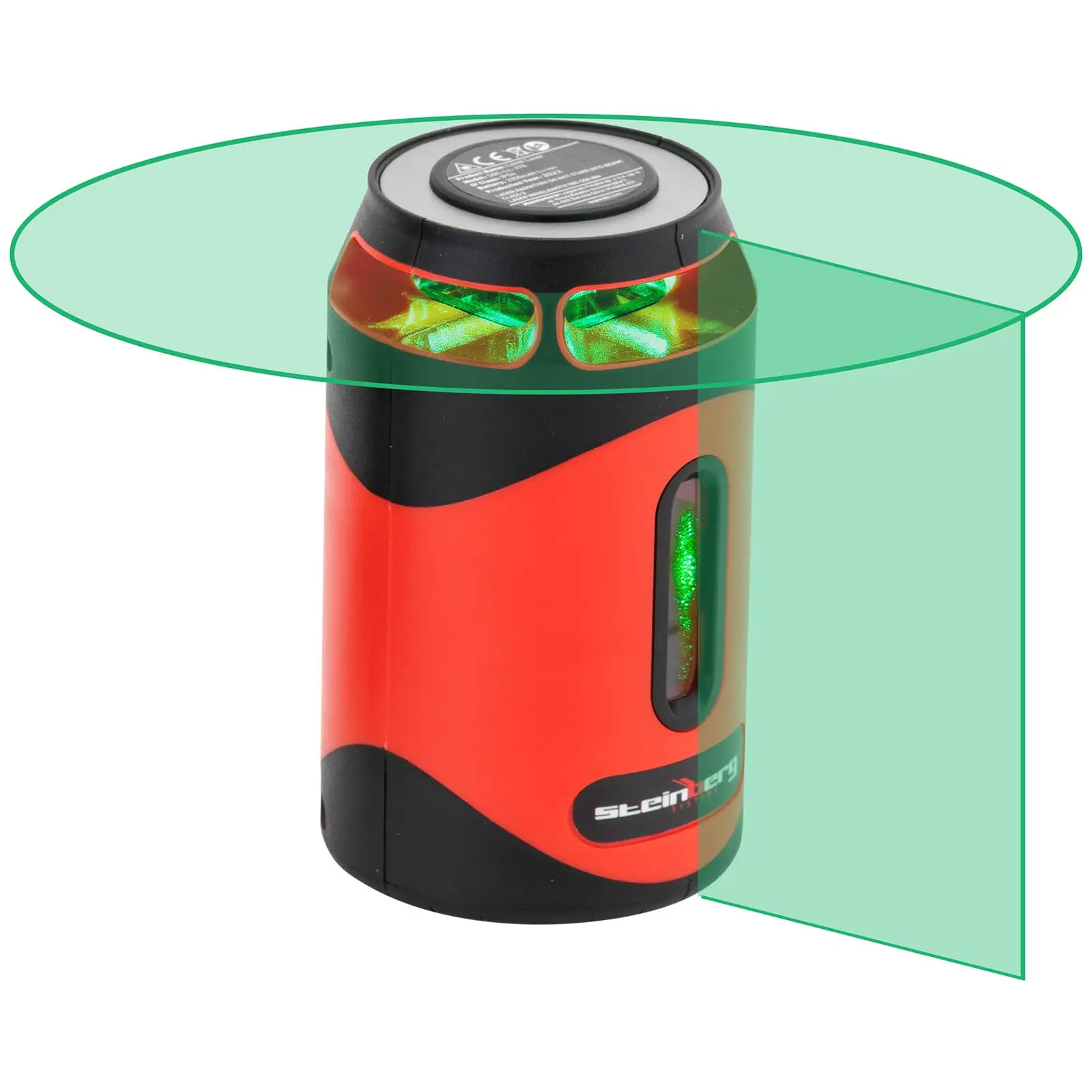 Niveau laser à 360° avec étui de rangement - vert - 15 - 30 m - autonivelant