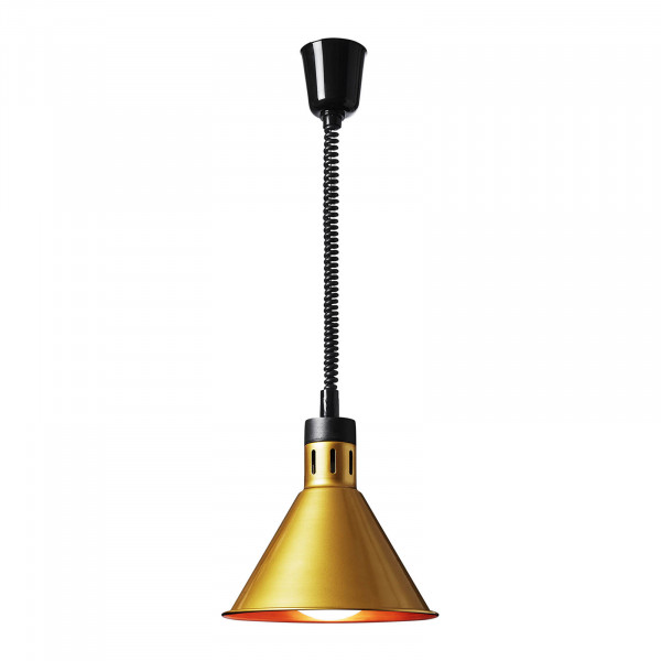 Lampe chauffante - Or pâle - 27 x 27 x 31 cm - Royal Catering - Acier
