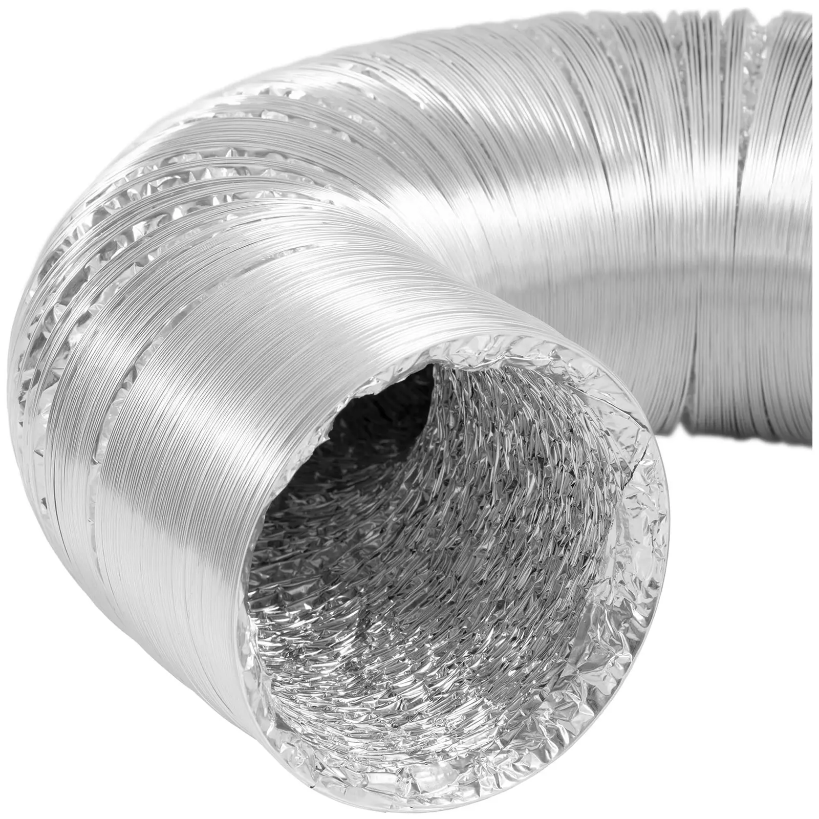 Gaine de ventilation - Ø 125 mm - longueur 10 m - aluminium