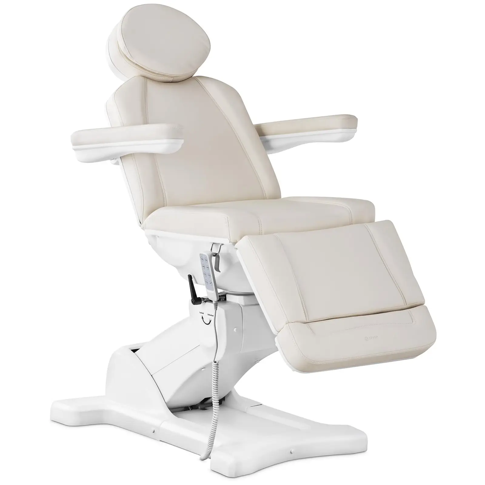 fauteuil esthétique - 350 W - 150 kg - Écru, Blanc