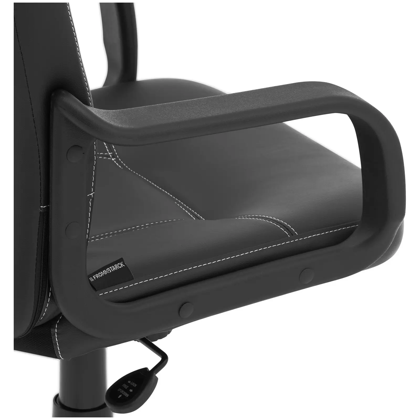 Chaise de bureau - Dossier en cuir synthétique - 100 kg