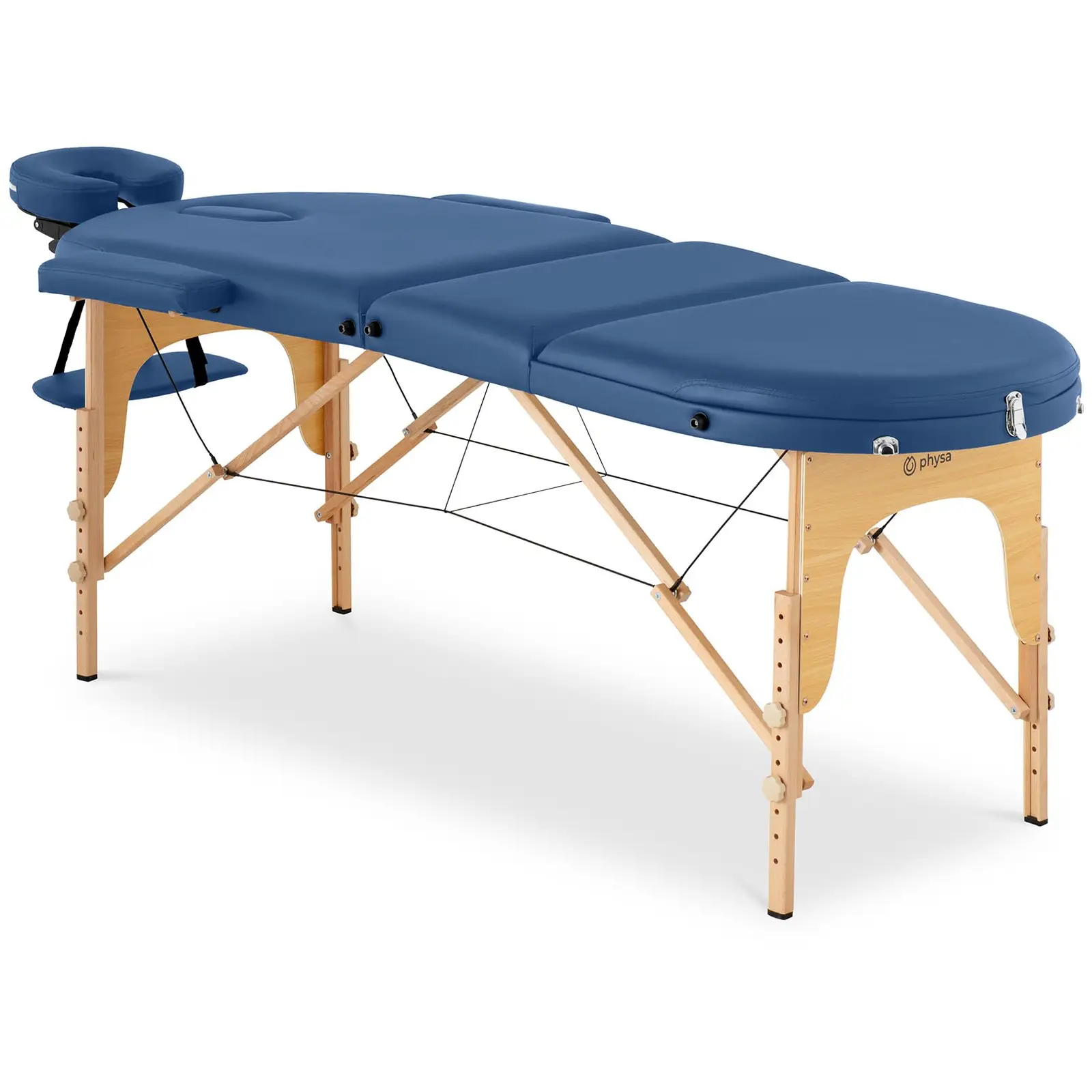 table de massage pliante - 185-211 x 70-88 x 63-85 cm - 227 kg - Bleu