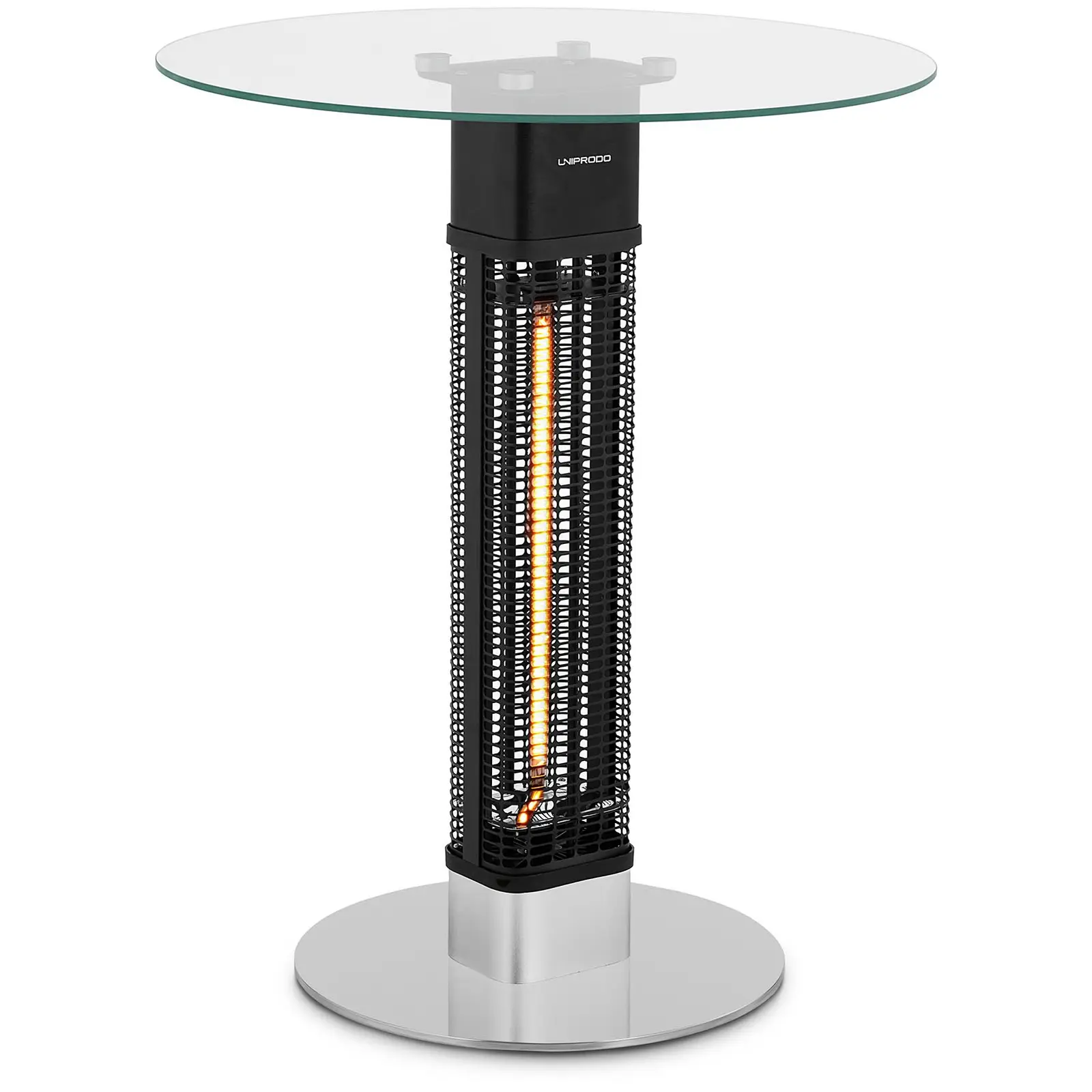 Table d’extérieur avec chauffage infrarouge - ø 60 cm - 1 500 W