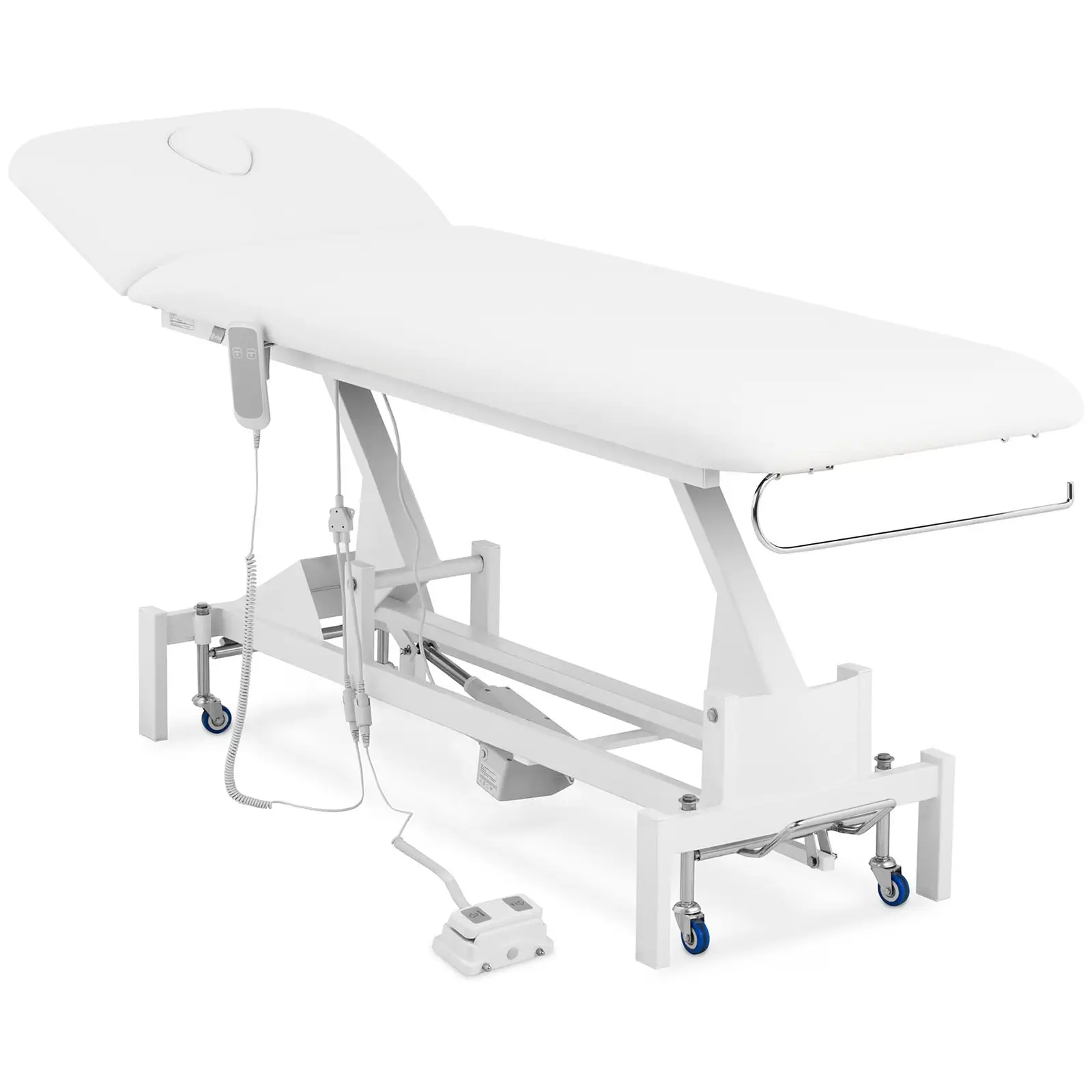 Table de massage électrique - 50 W - 200 kg - Blanc