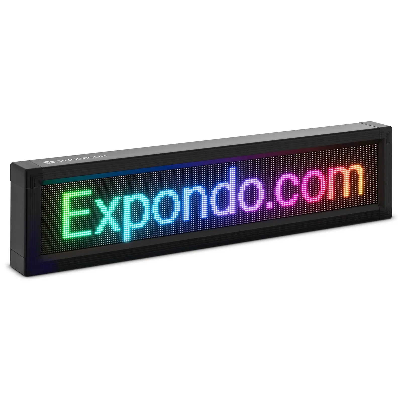 Panneau publicitaire LED - 192 x 32 LED couleur - 105 x 25 cm - Programmable via iOS et Android