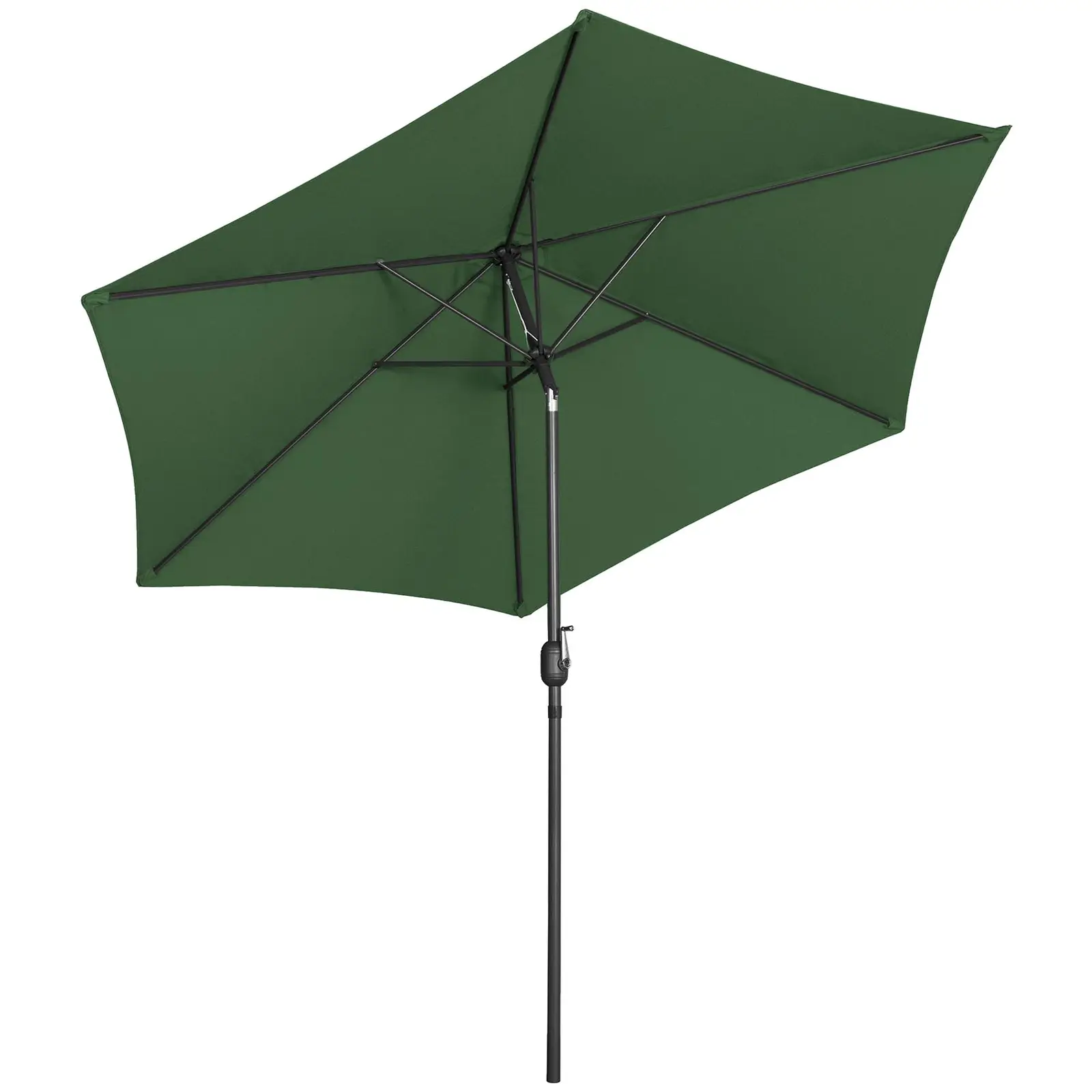 Grand parasol - Vert - Hexagonal - Ø 300 cm - Inclinable