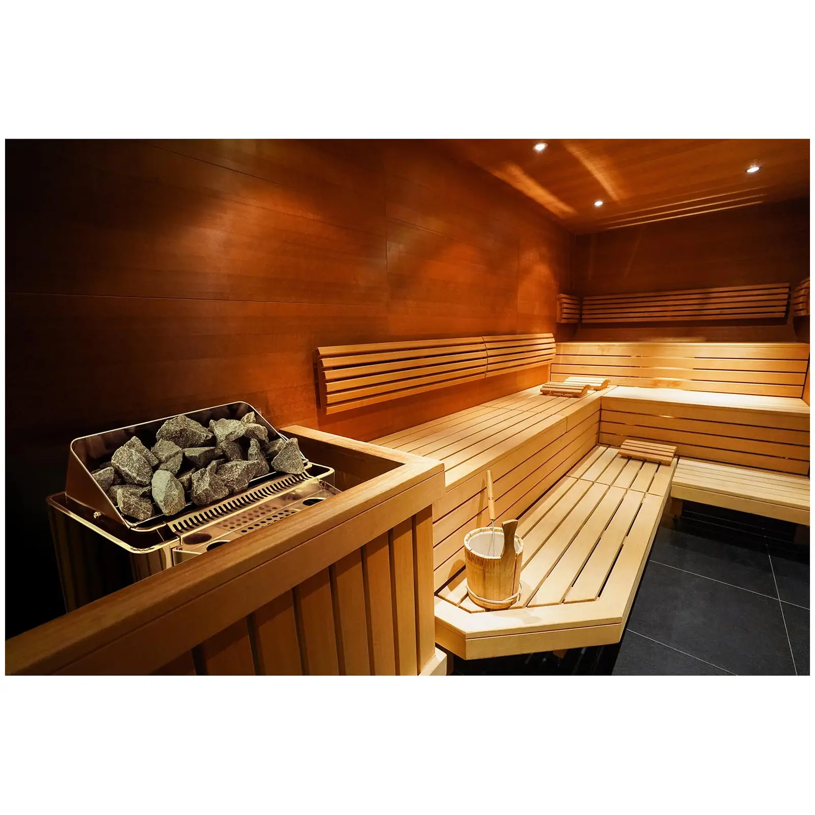 Occasion Poêle pour sauna avec évaporateur - 11,5 kW - 30 à 110 °C