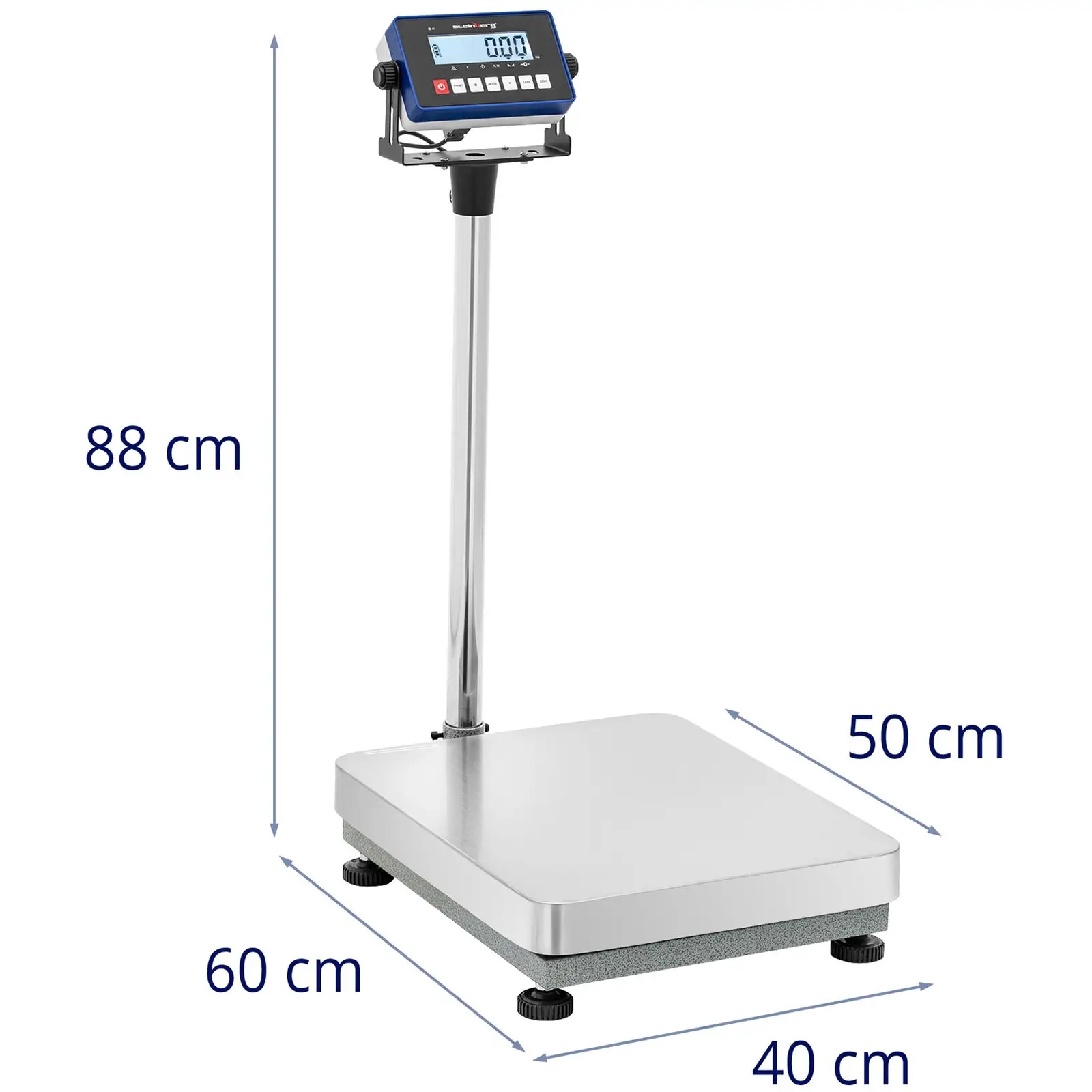 Balance plateforme - 150 kg / 0,005 kg - 400 x 500 x 122 mm - Kg / lb