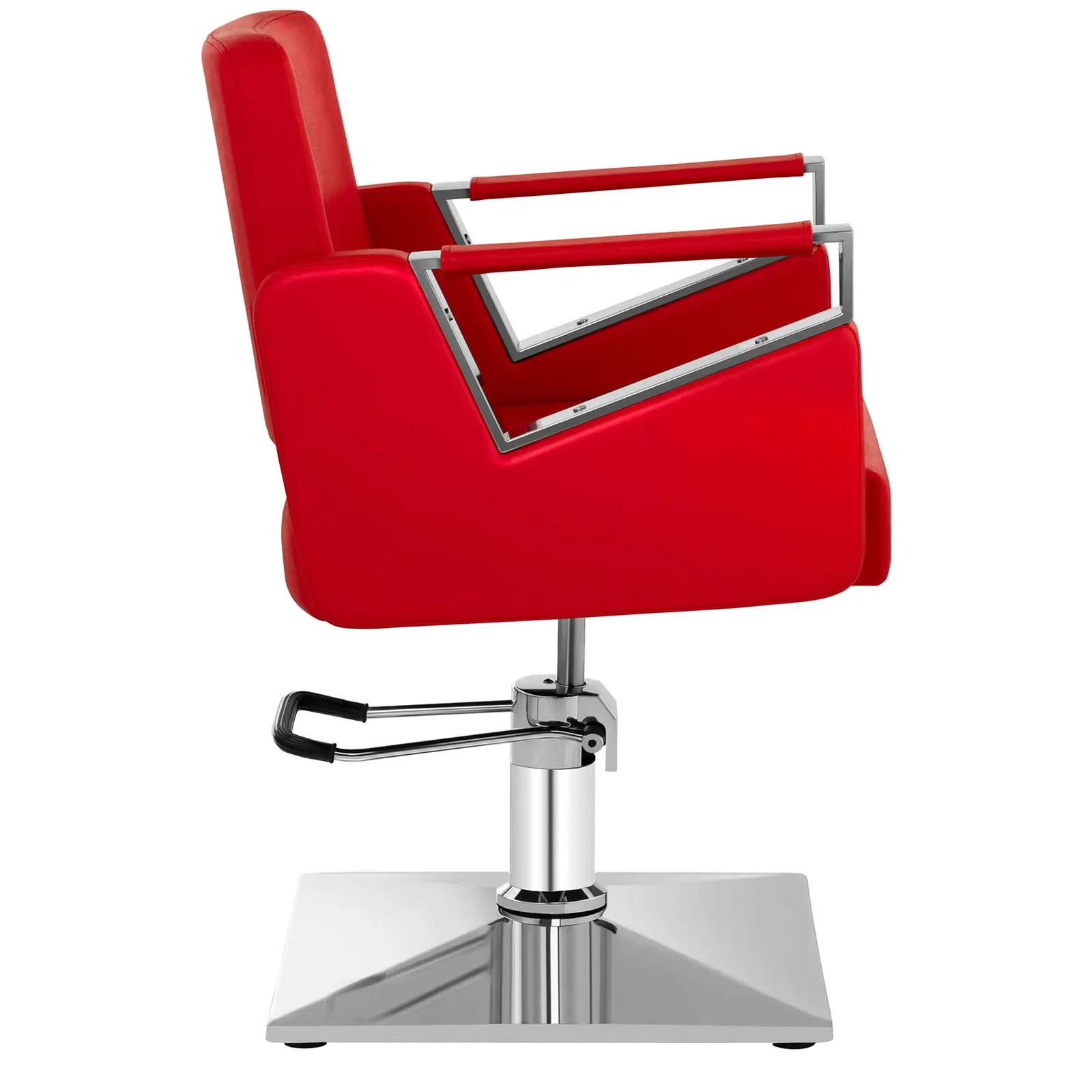 Fauteuil de barbier - 445 – 550 mm - 200 kg - Rouge