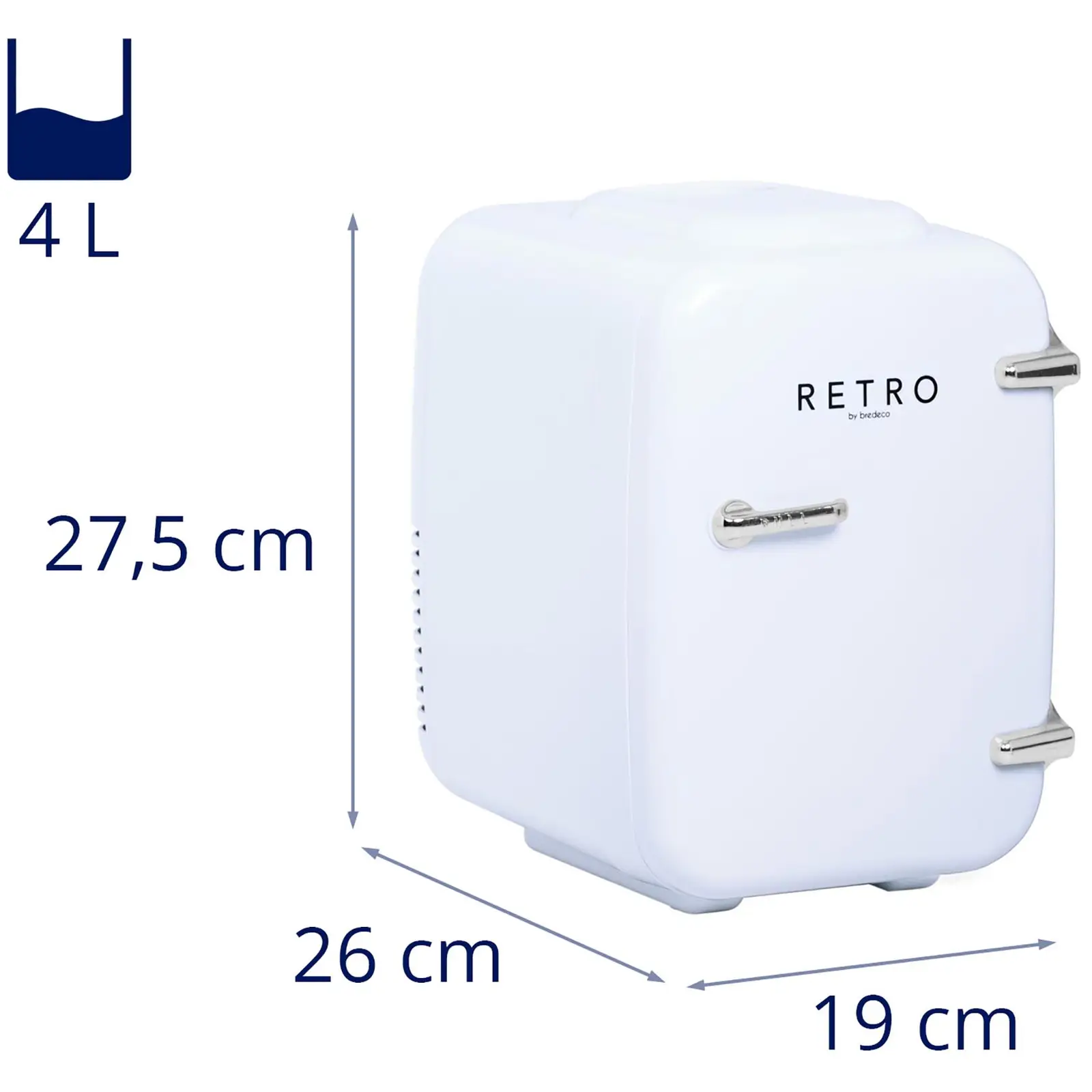 Mini-frigo blanc - 4 litres