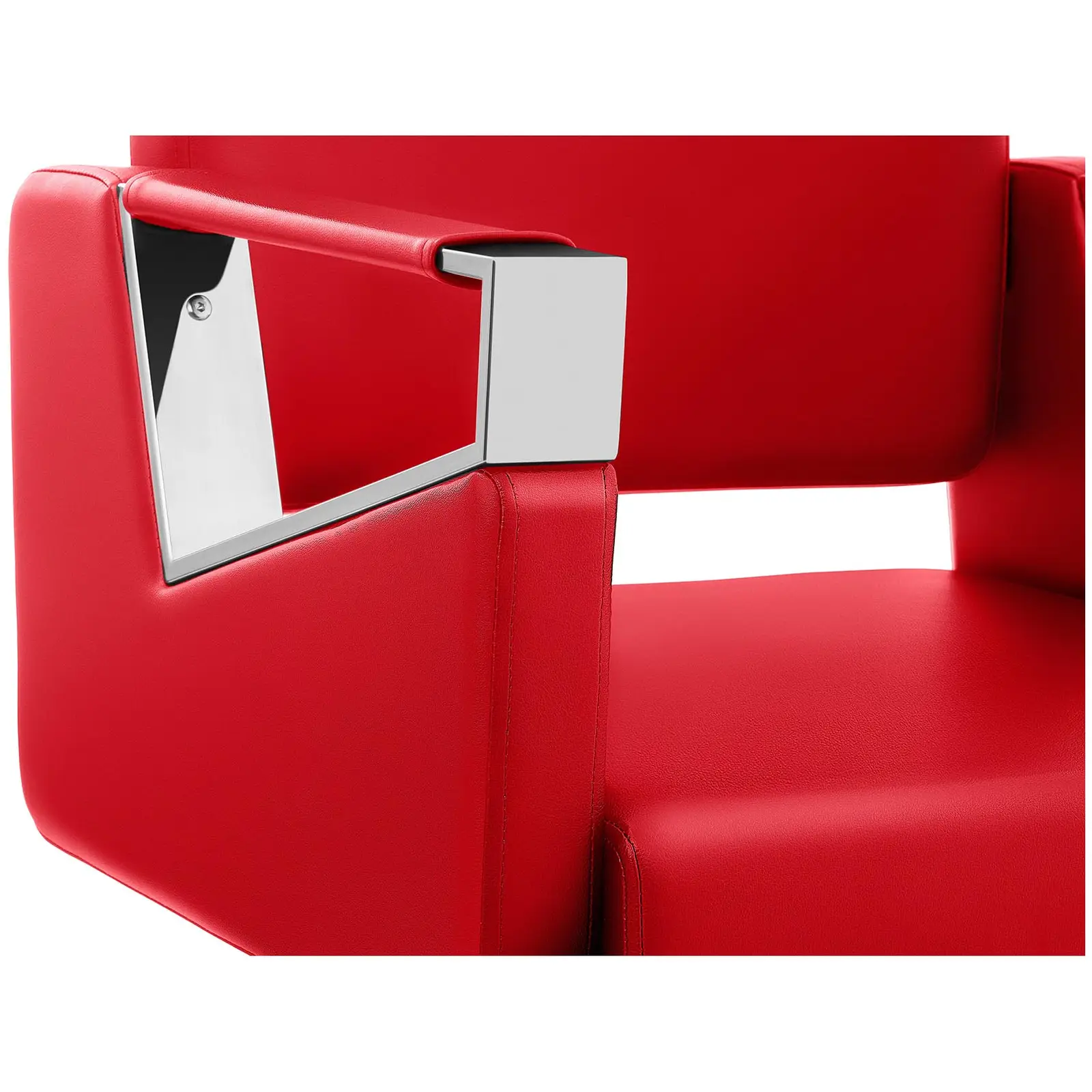 Fauteuil de barbier - 445 – 550 mm - 200 kg - Rouge