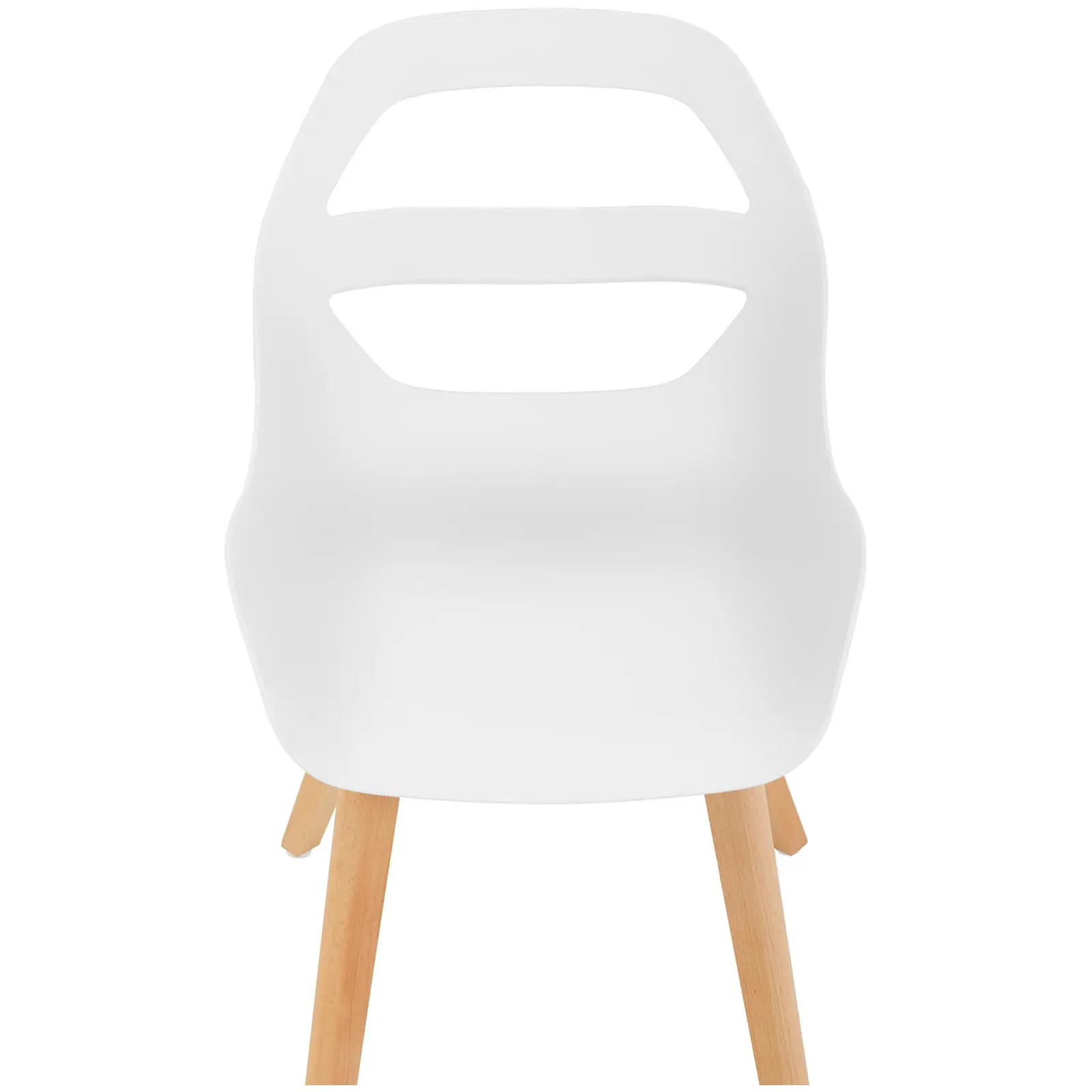 Occasion Chaise - Lot de 2 - 150 kg max. - Surface d'assise de 40 x 38 cm - Coloris blanc