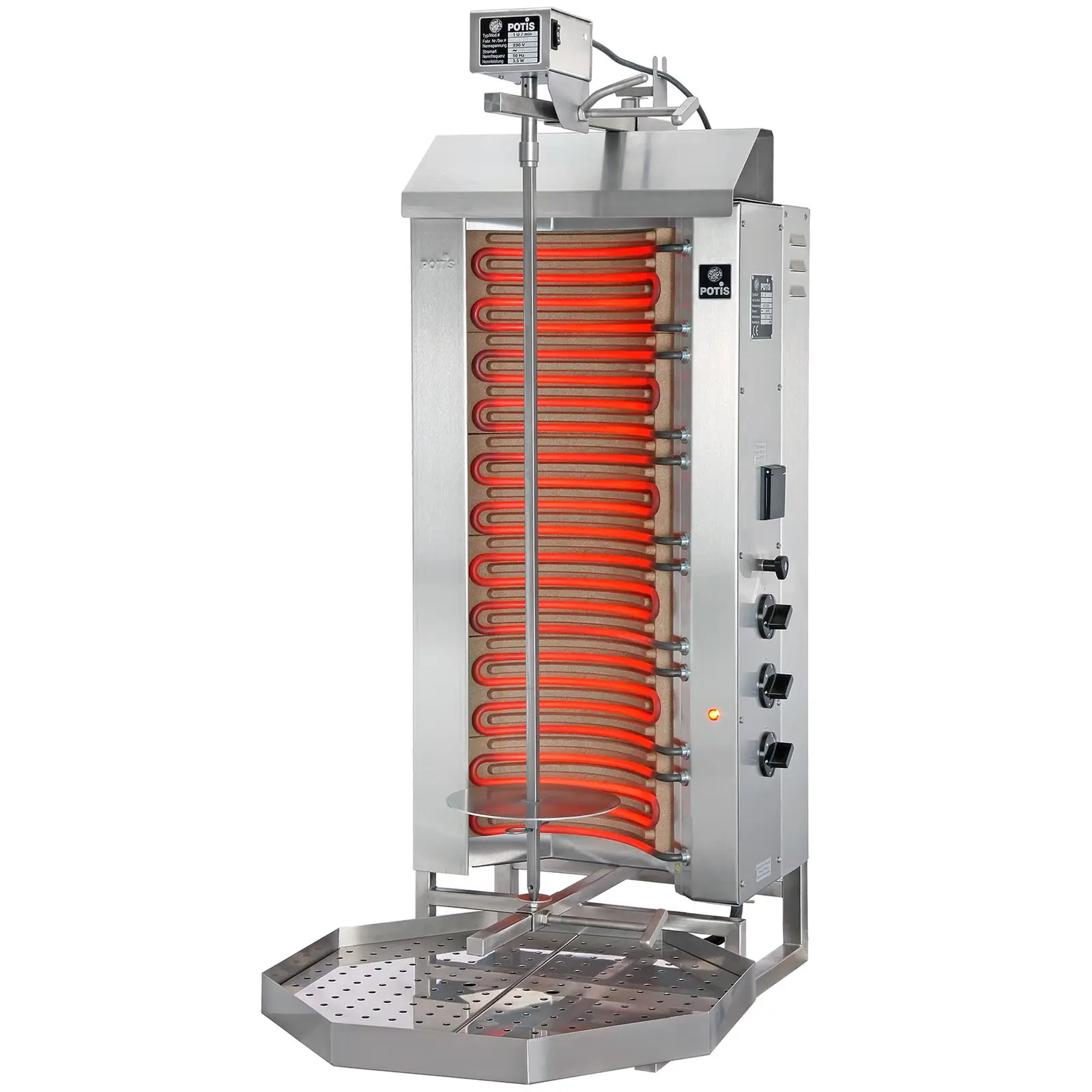 Machine à kebab - 9000 W - 50 kg de viande max.