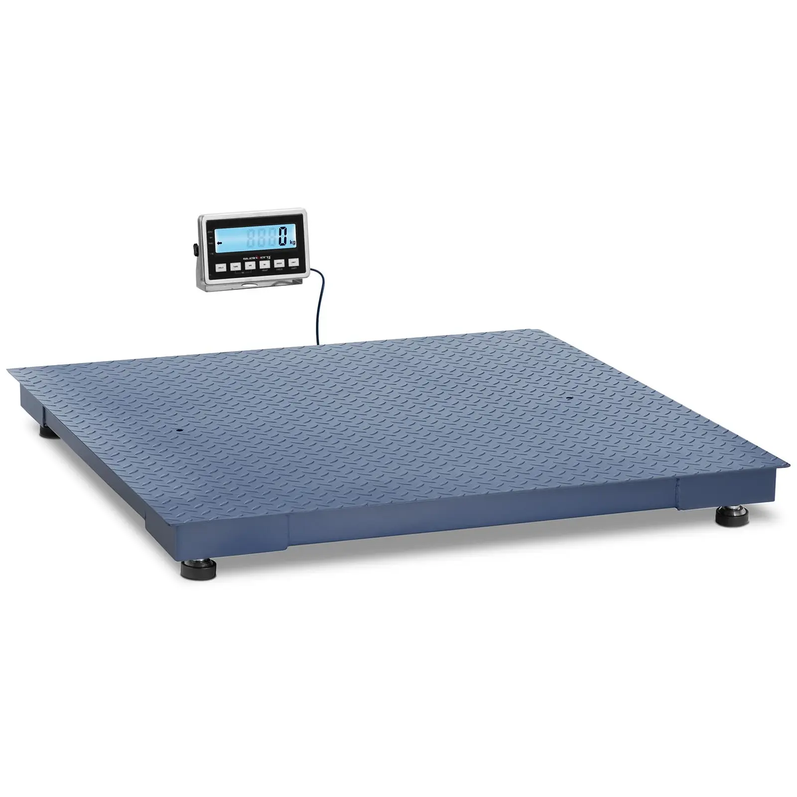 Balance au sol - 1000 kg / 0,2 kg - 1200 x 1200 mm - LCD