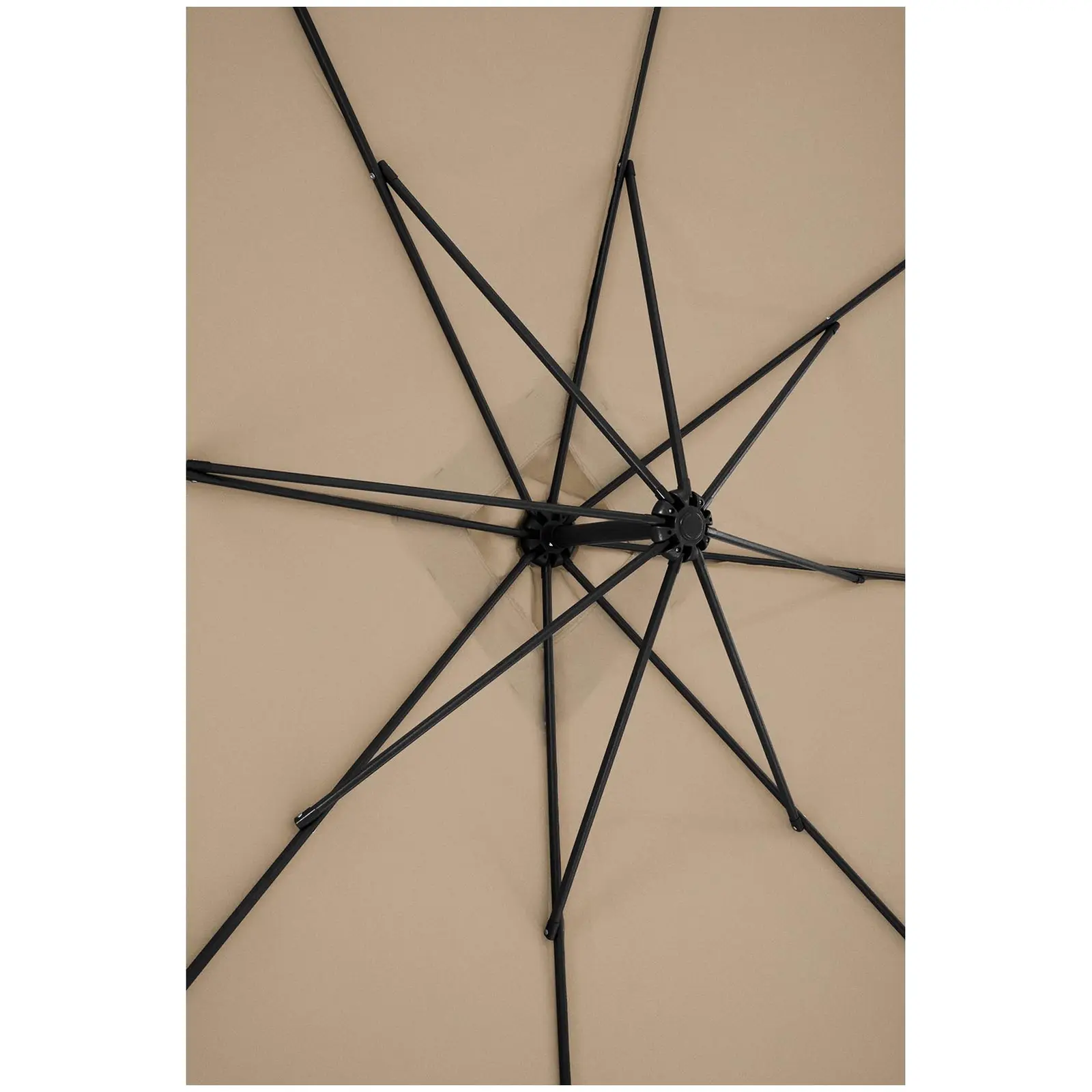 Occasion Parasol de jardin - Taupe - Carré - 250 x 250 cm - Inclinable