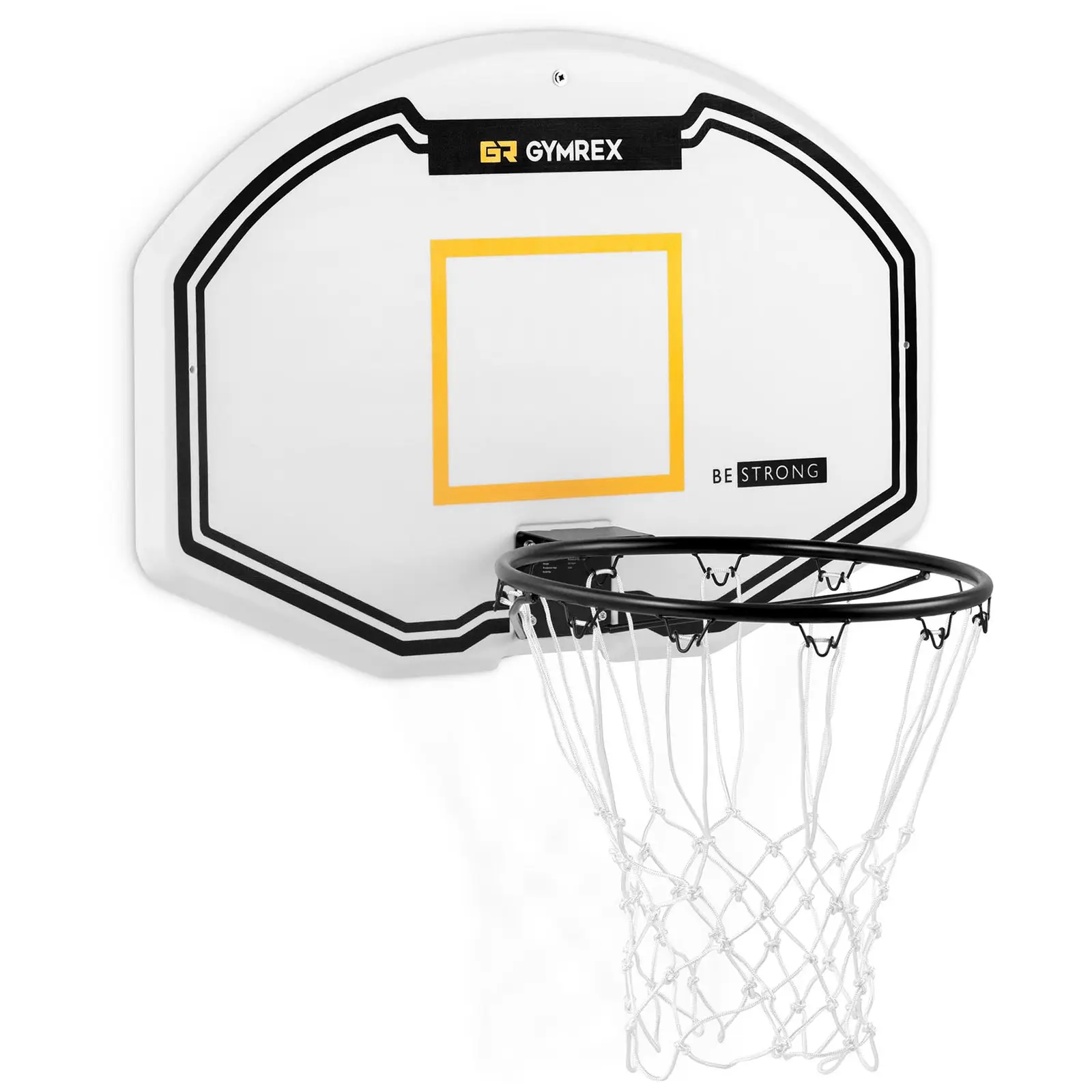 Panier de basketball - 91 x 61 cm - Diamètre de l'arceau 42,5 cm