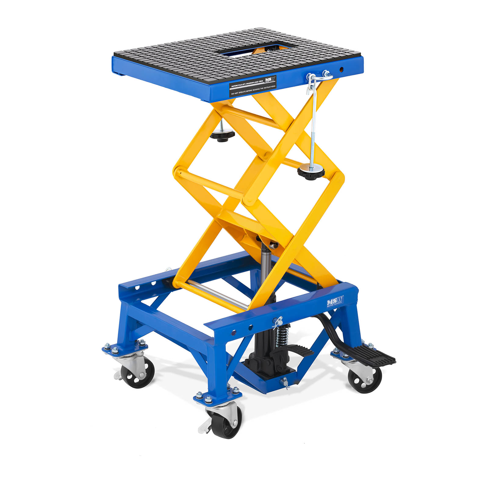 Table élévatrice mobile à roulettes - 150 kg