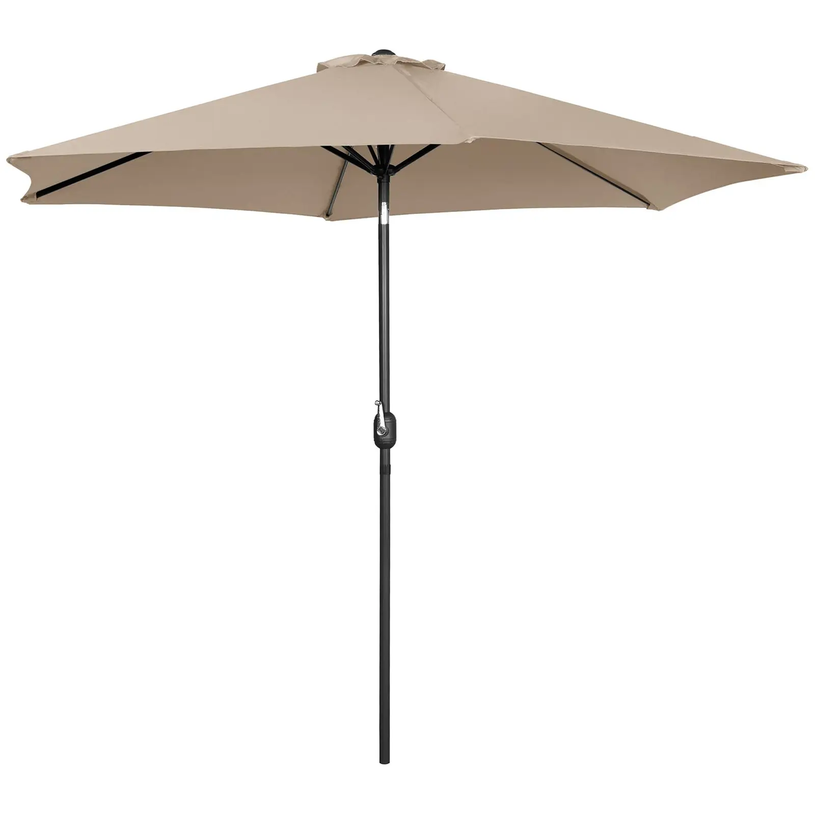 Parasol de terrasse – Crème – Hexagonal – Ø 300 cm – Inclinable